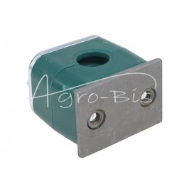 10 vnt - Vienas polipropileno laikiklis vamzdžiams ir kabeliams FI-14mm, komplektuojamas su šešiakampiais varžtais - RAP1X14MM