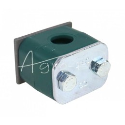 10 vnt - Vienas polipropileno laikiklis vamzdžiams ir kabeliams FI-14mm, komplektuojamas su šešiakampiais varžtais - RAP1X14MM