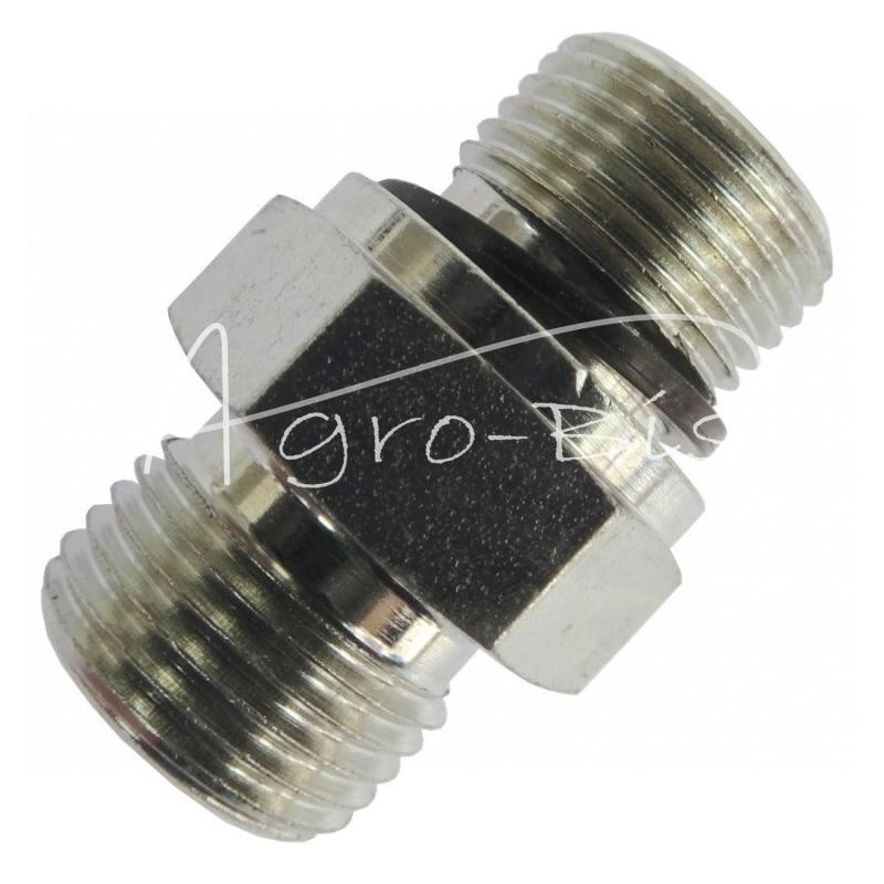 10 vnt - Hidraulinė jungtis BB M18x1.5 - M18x1.5 ED/12L - HS457