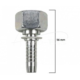 10 vnt - Hidraulinė jungtis DKOL DN10 M22X1.5 15L - DKOLDN1015LT