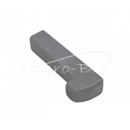 10 vnt - Pleištas antgaliui 6x6x25 DIN6887, plienas C45, MORGA , - 6x6x25NM