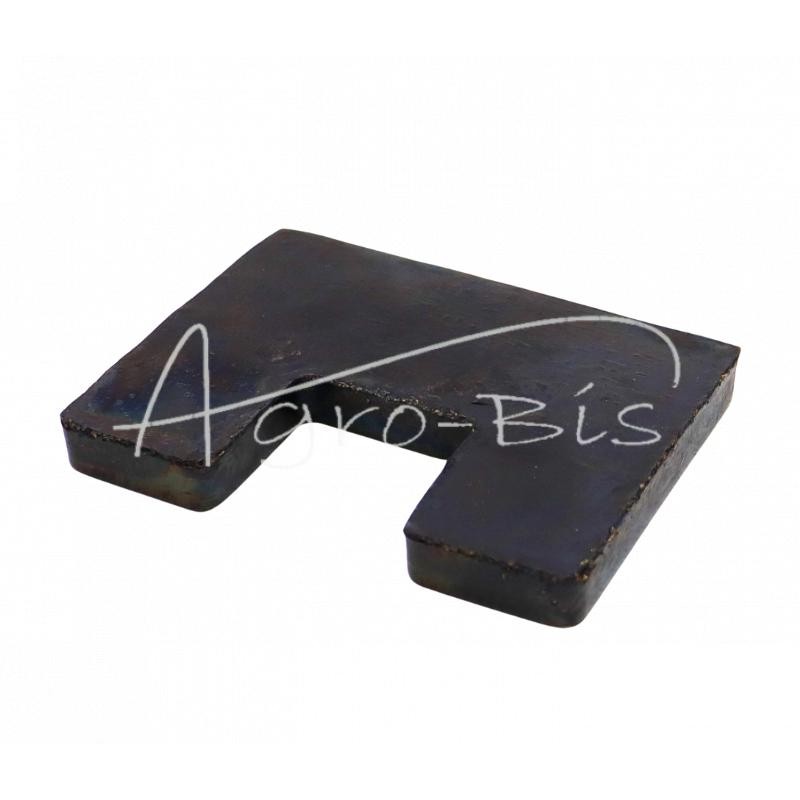 10 vnt - Guminis peilis grūdų elevatoriaus, New Holland kombaino kūlimo mechanizmui 110x85 - 80190084