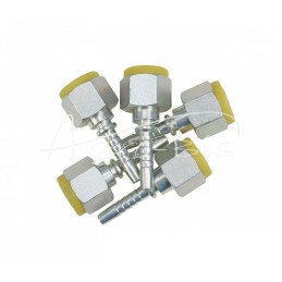 10 vnt - Hidraulinės jungties antgalis DKOS DN06 10S M18x1.5 sunkus HYDRAL - DKOSDN06M18x1.5SH