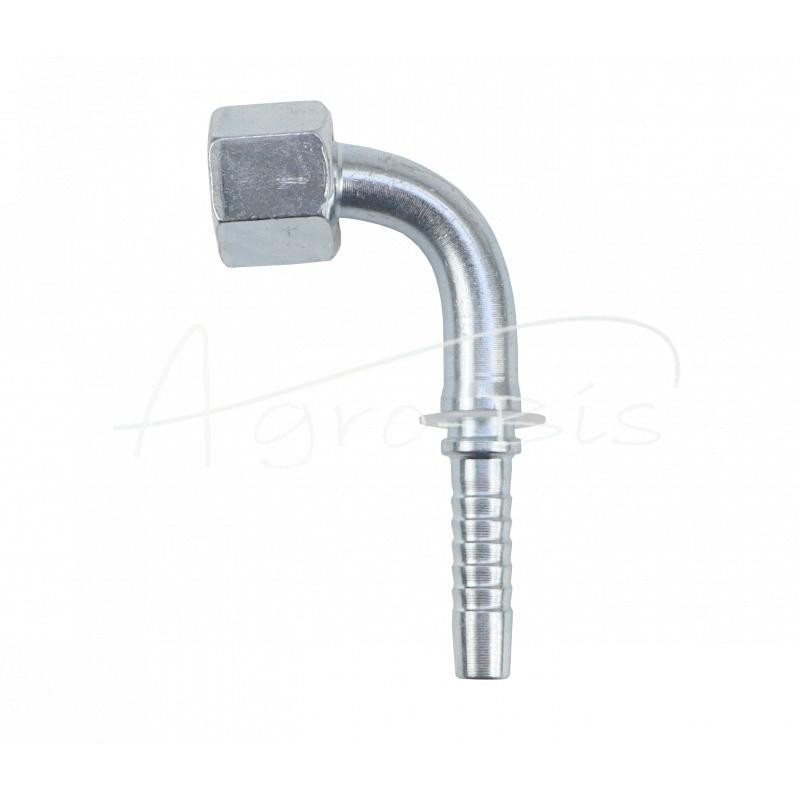 10 vnt - Užlenktas metrinis kampinis sriegiklis DKOL 90° DN08 10L M16x1.5 Premium HYDRAL - DKOL90DN08M16x1.5H