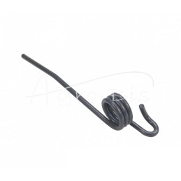 10 vnt - Dešinysis ritės spyruoklinis pirštas Z56957 L 220 MM John Deere milteliniu būdu dažytas MORGA - Z56957M