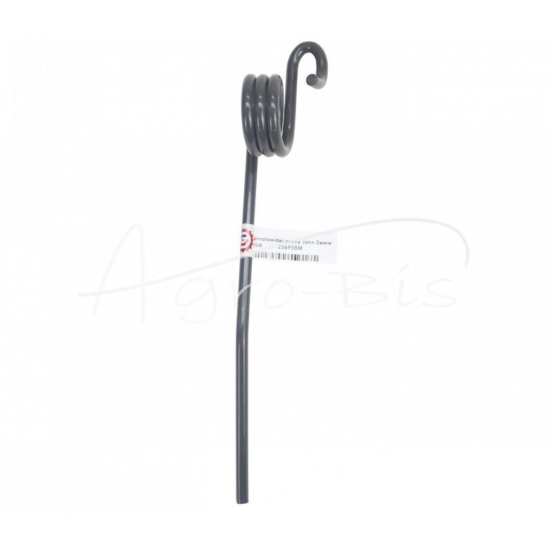 10 vnt - Dešinysis ritės spyruoklinis pirštas Z56958 L 210 MM John Deere milteliniu būdu dažytas MORGA - Z56958M