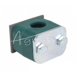 10 vnt - Vienas polipropileno laikiklis vamzdžiams ir kabeliams FI-16mm, komplektuojamas su šešiakampiais varžtais - RAP1X16MM