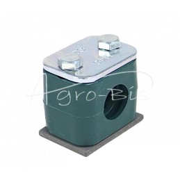 10 vnt - Vienas polipropileno laikiklis vamzdžiams ir kabeliams FI-18mm, komplektuojamas su šešiakampiais varžtais - RAP1X18MM