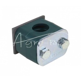 10 vnt - Vienas polipropileno laikiklis vamzdžiams ir kabeliams FI-18mm, komplektuojamas su šešiakampiais varžtais - RAP1X18MM