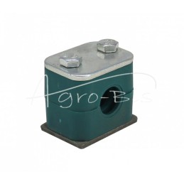 10 vnt - Vienas polipropileno laikiklis vamzdžiams ir kabeliams FI-15mm, komplektuojamas su šešiakampiais varžtais - RAP1X15MM