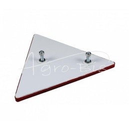 10 vnt - Raudonas atšvaitinis trikampis UT150, 52 - A0100