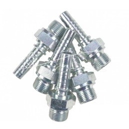 10 vnt - Hidraulinės jungties antgalis AGR DN10 3/8" BSP S17 Premium HYDRAL - AGRDN10G3/8H