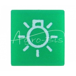 10 vnt - Įdėkite gabaritinio žibinto jungiklio ZTS Zetor Ursus C-385 ELMOT simbolį - 53359964EL