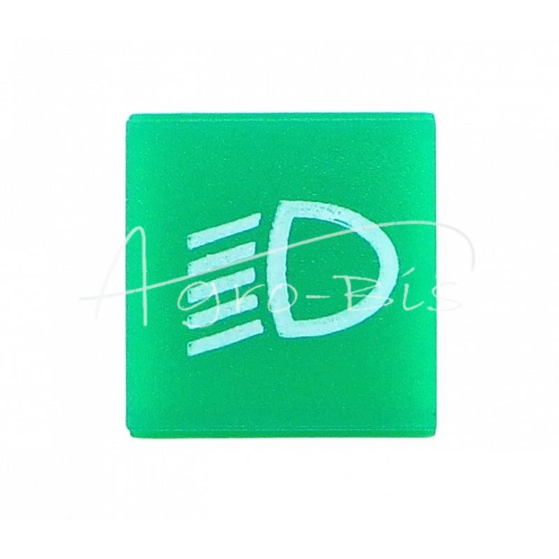 10 vnt - Įdėkite darbo žibinto rakto jungiklio 53359968 ZTS Zetor Ursus C-385 ELMOT simbolį - 53359966EL