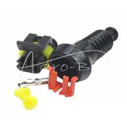 10 vnt - AMP superseal jungtis, 2 dalių - aukščiausios kokybės ELMOT hermetiškas kištukas - ZS2WPEL