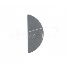 10 vnt - „Woodruff“ raktas 6x11 DIN6888 sankabos šakė 2521245 C45 plienas MORGA . - SZWS6X28M