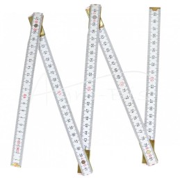 10 vnt - Medinė sulankstoma liniuotė 1 m - MD1M