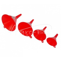 10 vnt - Kuro piltuvėlių rinkinys, 4 dalių piltuvėlių rinkinys FI-50, 75, 100 mm, poliruotas - Lejp4