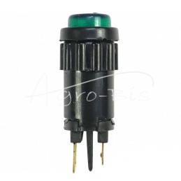 10 vnt - Prietaisų skydelio indikatoriaus lemputė žalia - 0226/Z