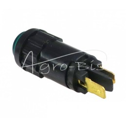 10 vnt - Prietaisų skydelio indikatoriaus lemputė žalia - 0226/Z