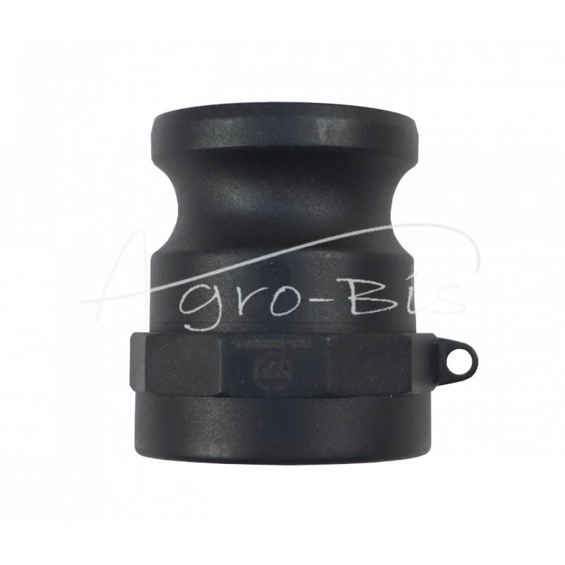 10 vnt - Camlock jungties greito prijungimo kištukas, A tipo, polipropilenas, PP, 1 1/2" x 38 mm, PZL HYDRAL - ZCPA38H