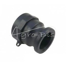 10 vnt - Camlock jungties greito prijungimo kištukas, A tipo, polipropilenas, PP, 1 1/2" x 38 mm, PZL HYDRAL - ZCPA38H