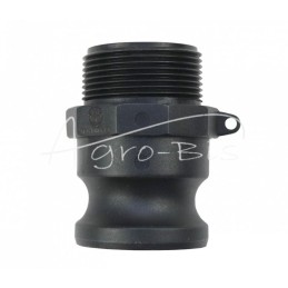 10 vnt - „Camlock“ jungties kištukas, F tipo, polipropilenas, PP, 1 1/2" x 38 mm, PZL HYDRAL - ZCPF38H