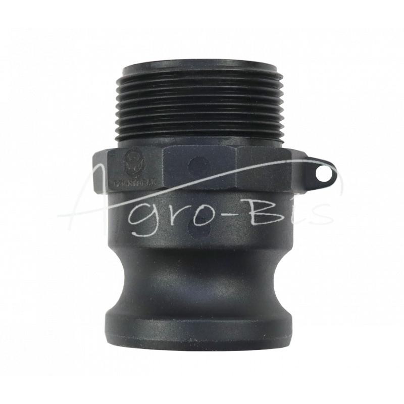 10 vnt - „Camlock“ jungties kištukas, F tipo, polipropilenas, PP, 1 1/2" x 38 mm, PZL HYDRAL - ZCPF38H