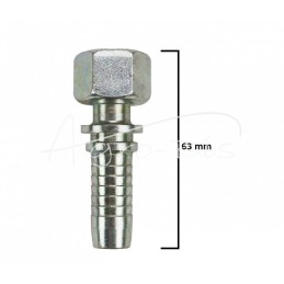 10 vnt - Hidraulinė jungtis DKOL DN12 M18X1.5 12L 6041.1013 - DKOL DN12 12L