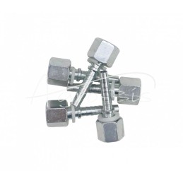 10 vnt - Hidraulinės jungties antgalis DKOS DN06 06S M14x1.5 sunkus Premium HYDRAL - DKOSDN06M14x1.5H