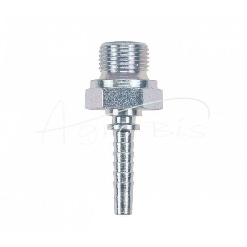 10 vnt - Hidraulinės jungties antgalis AGR DN06 3/8" Premium HYDRAL - AGRDN06G3/8H