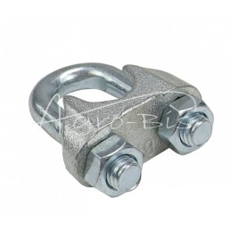 10 vnt - Plieno virvės spaustukas 19/20 mm - ZLS-20