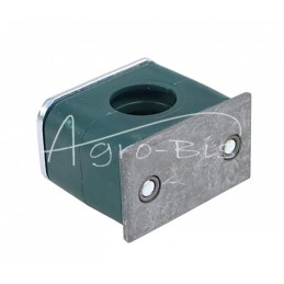 10 vnt - Vienas polipropileno laikiklis vamzdžiams ir kabeliams FI-20mm, komplektuojamas su šešiakampiais varžtais - RAP1X20MM