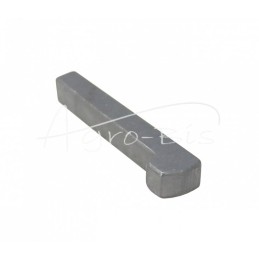 10 vnt - Pleištas antgaliui 8x7x45 DIN 6885, plienas C45, MORGA , - 8x7x45NM