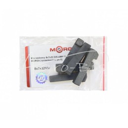 10 vnt - Pleištas antgaliui 8x7x32 DIN 6885, plienas C45, MORGA , - 8x7x32NM