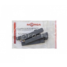 10 vnt - Pleištas antgaliui 8x7x40 DIN 6885, plienas C45, MORGA , - 8x7x40NM