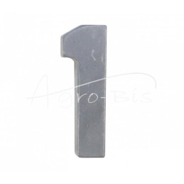 10 vnt - Pleištas antgaliui 8x7x25 DIN 6885, plienas C45, MORGA , - 8x7x25NM