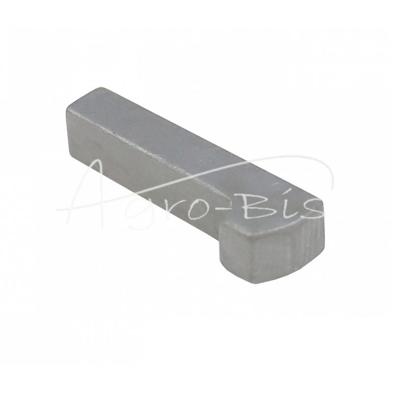 10 vnt - Pleištas antgaliui 8x7x30 DIN 6885, plienas C45, MORGA , - 8x7x30NM