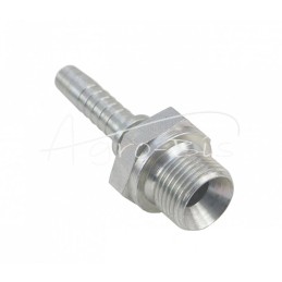10 vnt - Hidraulinės jungties antgalis AGR DN08 3/8" BSP S17 Premium HYDRAL - AGRDN08G3/8H
