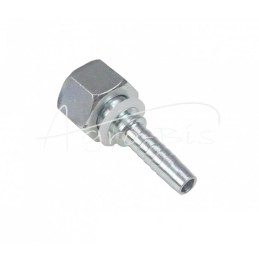 10 vnt - Užlenktas metrinis tiesus vidinis sriegis DKOL DN08 12L M18x1.5 Premium HYDRAL - DKOLDN08M18x1,5H