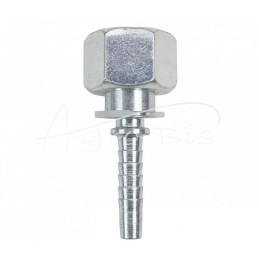 10 vnt - Užlenktas metrinis tiesus vidinis sriegis DKOL DN06 12L M18x1.5 Premium HYDRAL - DKOLDN06M18x1,5H