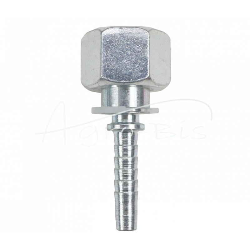 10 vnt - Užlenktas metrinis tiesus vidinis sriegis DKOL DN06 12L M18x1.5 Premium HYDRAL - DKOLDN06M18x1,5H