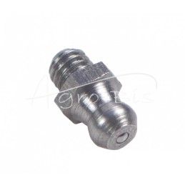 10 vnt - M6 tiesus nerūdijančio plieno tepalo nipelis PZL HYDRAL - 7141206NPH