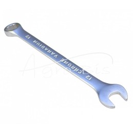 10 vnt - 12 mm CR-V atlasinis atviro galo raktas - KPO-12