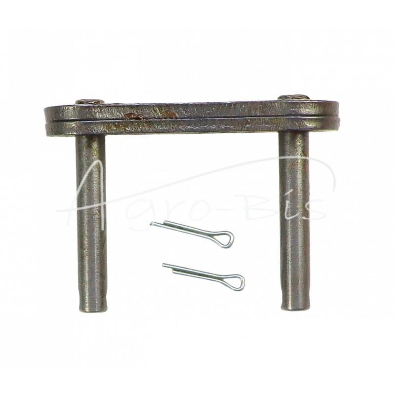 10 vnt - S52 tiektuvo grandinės užraktas, konvejeriui , grūdintas MORGA - ZS52M