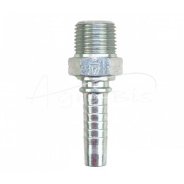 10 vnt - Hidraulinės jungties antgalis AGN DN10 NPTF 3/8" išorinis sriegis Premium PZL HYDRAL - AGNDN10NPTF3/8H