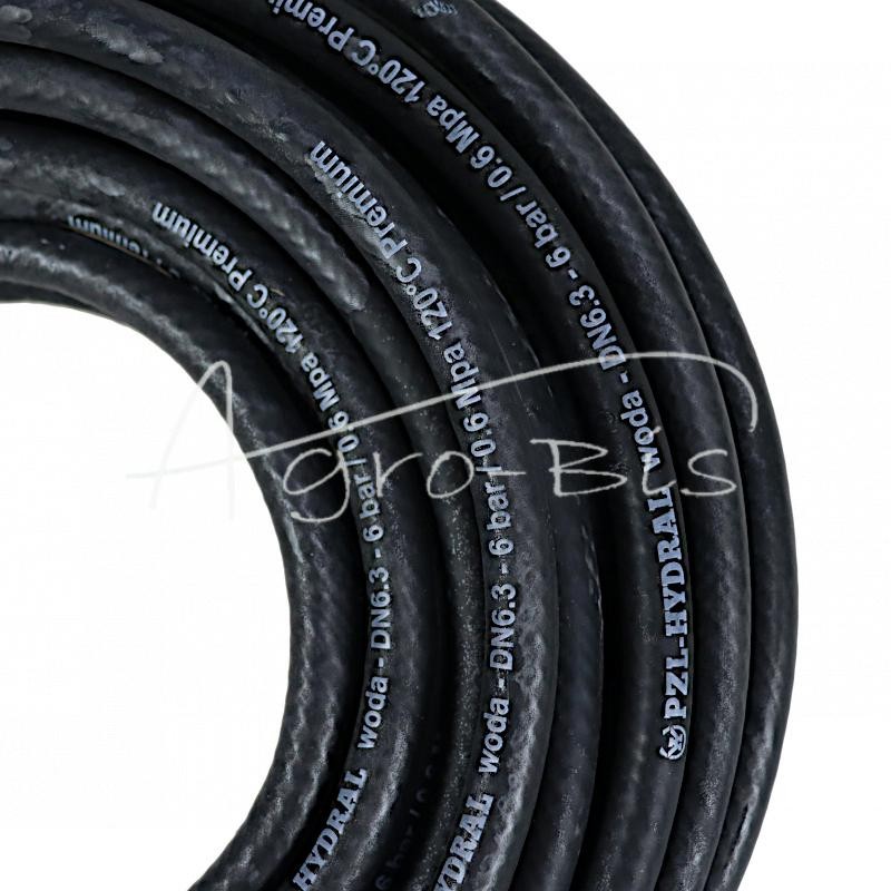 10 vnt - Žarna aušinimo ir karšto vandens sistemoms - DN6.3 - 6 bar / 0.6 Mpa 120°C - 20m Premium HYDRAL - 06UCH20H