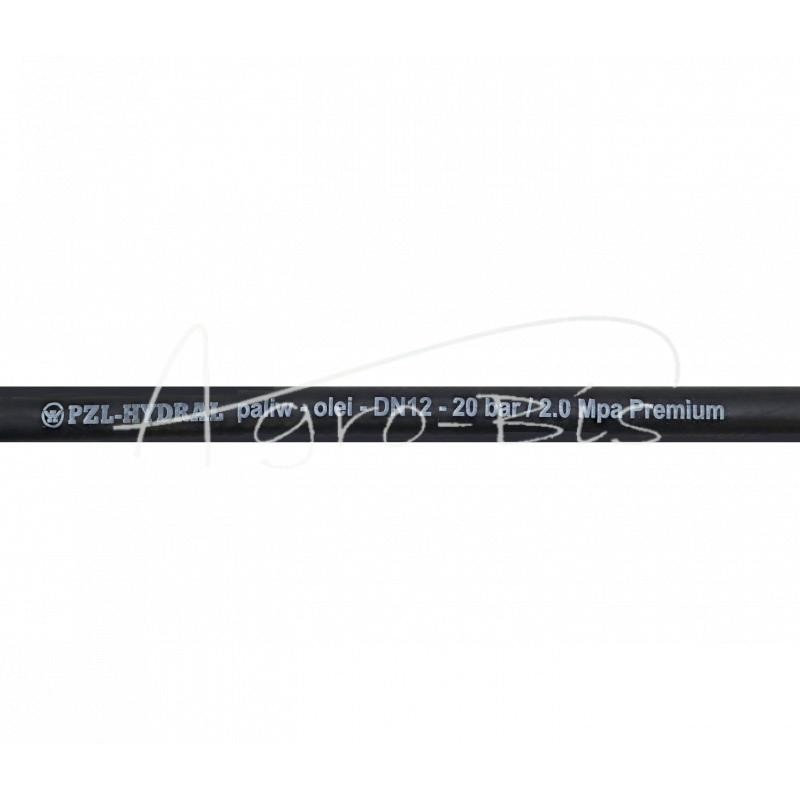 10 vnt - Kuro žarna DN12 FI-12 20 bar 2.0 skerspjūvis 0.5 m PZL-HYDRAL - 12BEN20H-0.5m
