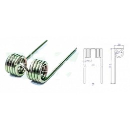 10 vnt - Spyruoklinis rinktuvo pirštas „Krone“ presams 938158.1, 938158.0, 937920.0 - 938158