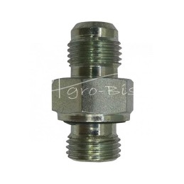 10 vnt - Hidraulinė jungtis BB 9/16 - 9/16"" UNF/UNF ED" - HS407